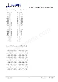 AS4C8M16SA-6BANTR數據表 頁面 3