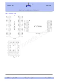 AS6C1008-55BIN數據表 頁面 2