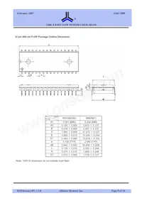 AS6C1008-55BIN Datenblatt Seite 9