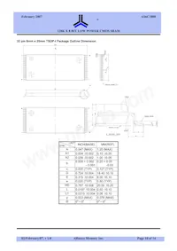 AS6C1008-55BIN數據表 頁面 10