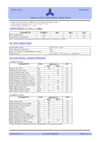 AS6C1616-55TINTR Datasheet Page 4