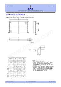 AS6C1616-55TINTR Datasheet Page 9