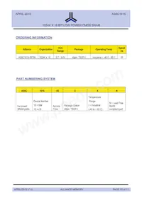 AS6C1616-55TINTR Datasheet Pagina 10