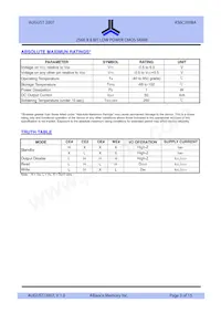AS6C2008A-55STIN Datasheet Page 3