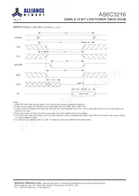 AS6C3216-55BIN Datasheet Page 8
