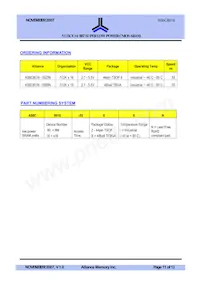 AS6C8016-55ZINTR Datasheet Pagina 11