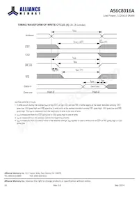 AS6C8016A-55BINTR數據表 頁面 10