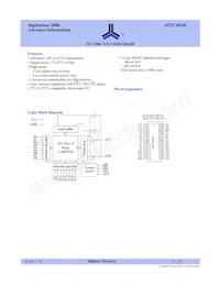 AS7C1024C-12JINTR數據表 封面