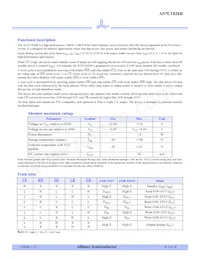 AS7C1026B-20JCN Datasheet Pagina 2