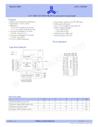 AS7C31025B-20TJCN Datasheet Copertura