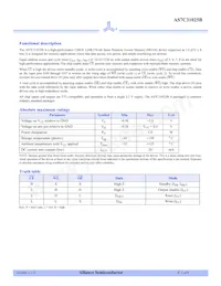 AS7C31025B-20TJCN Datenblatt Seite 2