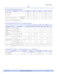 AS7C3256A-20TIN Datasheet Pagina 3