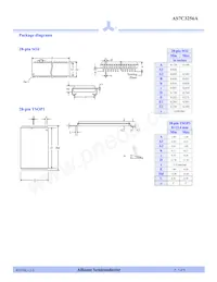 AS7C3256A-20TIN數據表 頁面 7