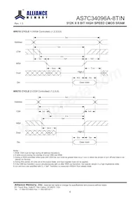 AS7C34096A-8TINTR Datenblatt Seite 7