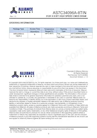 AS7C34096A-8TINTR Datenblatt Seite 10