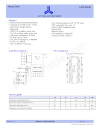 AS7C3513B-15JCN Datenblatt Cover