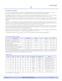 AS7C3513B-15JCN Datenblatt Seite 2