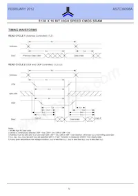 AS7C38098A-10BINTR Datasheet Pagina 6