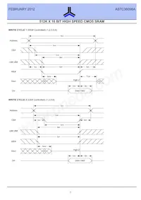 AS7C38098A-10BINTR Datasheet Pagina 7