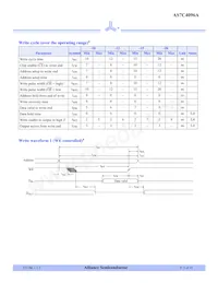 AS7C4096A-20TIN Datasheet Pagina 5