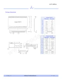 AS7C4096A-20TIN數據表 頁面 7