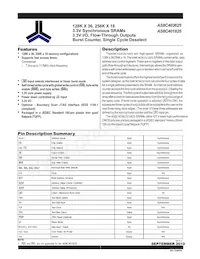 AS8C403625-QC75N Datenblatt Cover