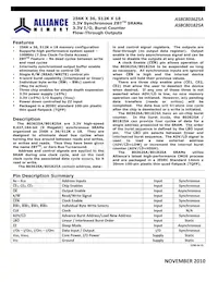 AS8C803625A-QC75N Datasheet Copertura