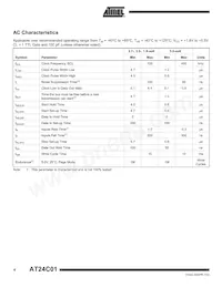 AT24C01-10TI-2.7 Datasheet Pagina 4