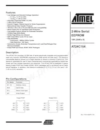 AT24C164-10SU-1.8 Datasheet Cover