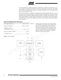 AT25256W-10SI-2.7 Datasheet Pagina 2