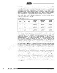 AT25256W-10SI-2.7 Datasheet Pagina 8