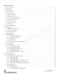 AT25SF128A-SHB-T Datasheet Pagina 2