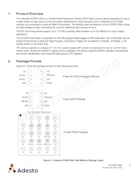 AT25SF128A-SHB-T Datasheet Page 4