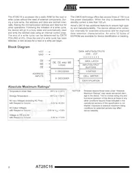 AT28C16E-15SI Datasheet Page 2