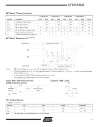 AT28C64X-25SI Datasheet Page 5