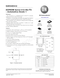 CAV24C512YE-GT3 Datenblatt Cover