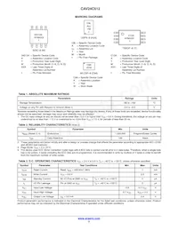 CAV24C512YE-GT3 Datenblatt Seite 2