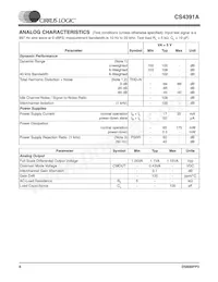 CS4391A-KZZR數據表 頁面 6