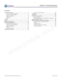 CYPD2125-24LQXI Datasheet Pagina 3