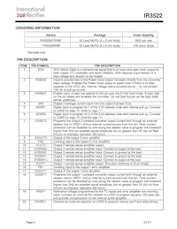 IR3522MTRPBF Datasheet Page 2