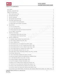 IS25WP080D-JKLE-TR Datasheet Page 4