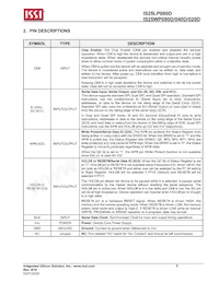 IS25WP080D-JKLE-TR Datasheet Pagina 8