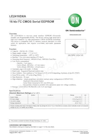 LE2416DXATBG Datasheet Copertura