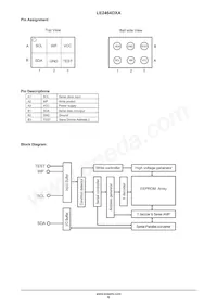 LE2464DXATBG Datasheet Pagina 6