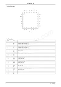 LV5609LP-E Datasheet Pagina 4