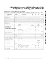 MAX1042BETX+T Datasheet Pagina 3