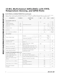 MAX1042BETX+T Datasheet Pagina 4