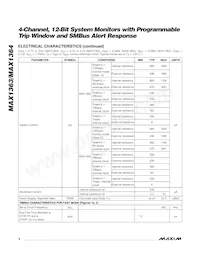 MAX1364LEUB+T Datasheet Pagina 4