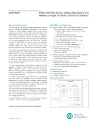 MAX14690AEWX+ Datasheet Cover