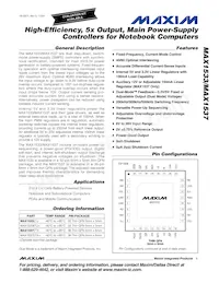 MAX1533AETJ+TG075 Datenblatt Cover